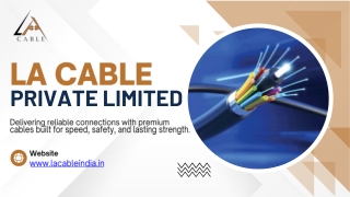 Data Cable Manufacturers - LA CABLE PRIVATE LIMITED