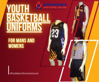 Youth Basketball Uniforms Design