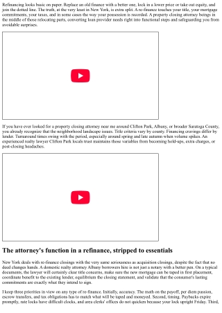 What to Get out of a Residential Property Closing Attorney Near Me on Refinance