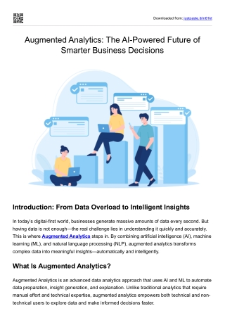 Augmented Analytics The AI-Powered Future of Smarter Business Decisions