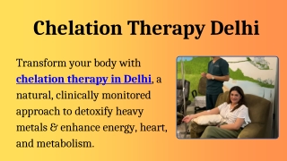 Chelation Therapy Delhi