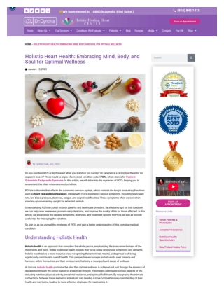 Holistic Heart Health: Integrating Mind, Body & Soul for Optimal Wellness