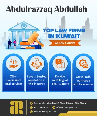 Top Law Firms in Kuwait – Quick Guide by Abdul razzaq Abdullah and Law firm