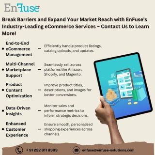 Break Barriers and Expand Your Market Reach with EnFuse’s Industry-Leading eCommerce Services