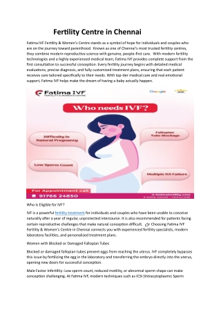 Fertility Centre in Chennai (1)