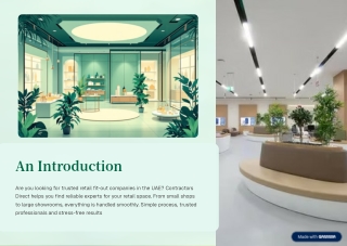 Top Retail Fit Out Companies in the UAE | Complete Retail Fit Out Guide