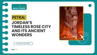 Petra Jordan Timeless Rose City and Its Ancient Wonders