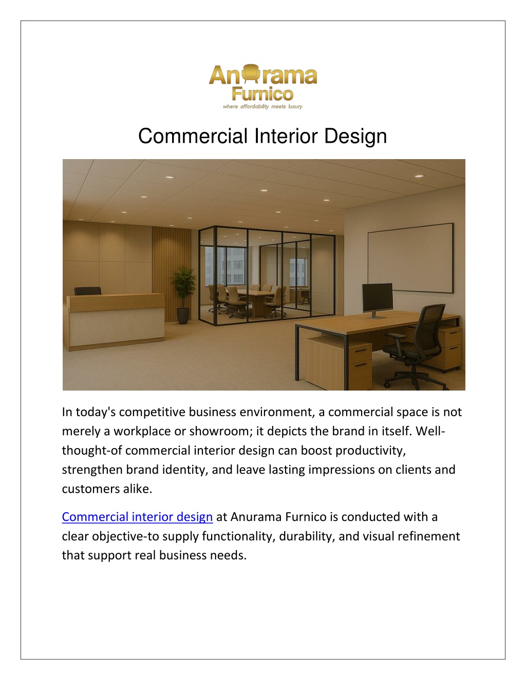 PPT - Commercial Interior Design PowerPoint Presentation, free download ...