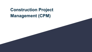 Driving Project Success Through Construction Project Management