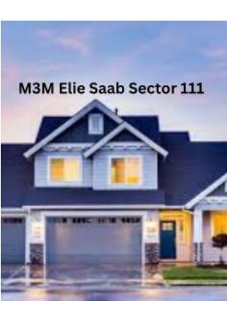 M3M Premium – Luxury Real Estate Projects in Gurgaon
