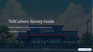TellCulvers Survey Guide – How to Complete the Culver’s Feedback Survey