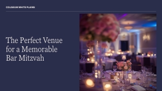 How Can You Get the Perfect Venue for a Memorable Bar Mitzvah in White Plains