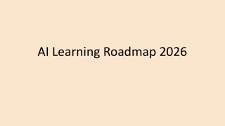 AI Learning Roadmap 2026