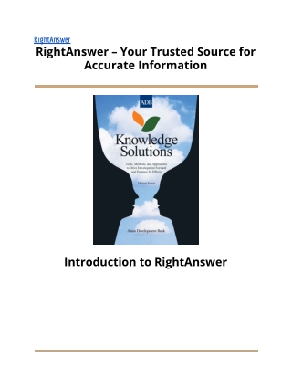 RightAnswer – Your Trusted Source for Accurate Information