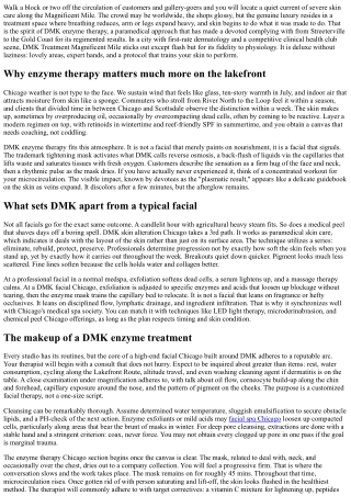 DMK Treatment Magnificent Mile: Enzyme Quality in Chicago