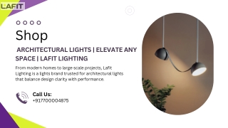 Architectural Lighting That Balances Design & Performance