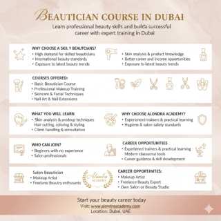 Best Beautician Course in Dubai By Alondra Academy