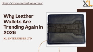 Why Leather Wallets Are Trending Again in 2026