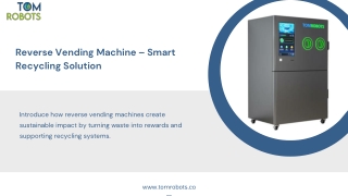 Reverse Vending Machine for Smart and Reward-Based Recycling