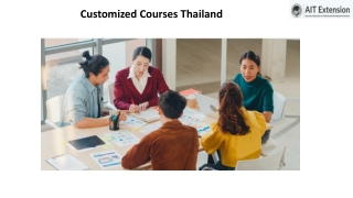 Customized Courses Thailand