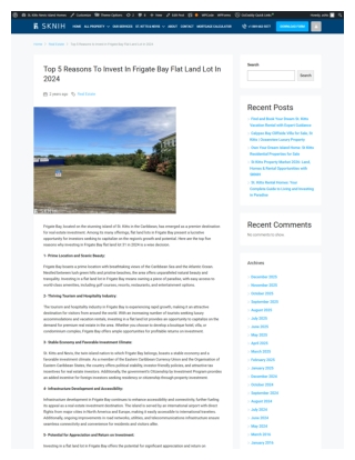 Top 5 Compelling Reasons to Invest in a Frigate Bay Flat Land Lot in 2024