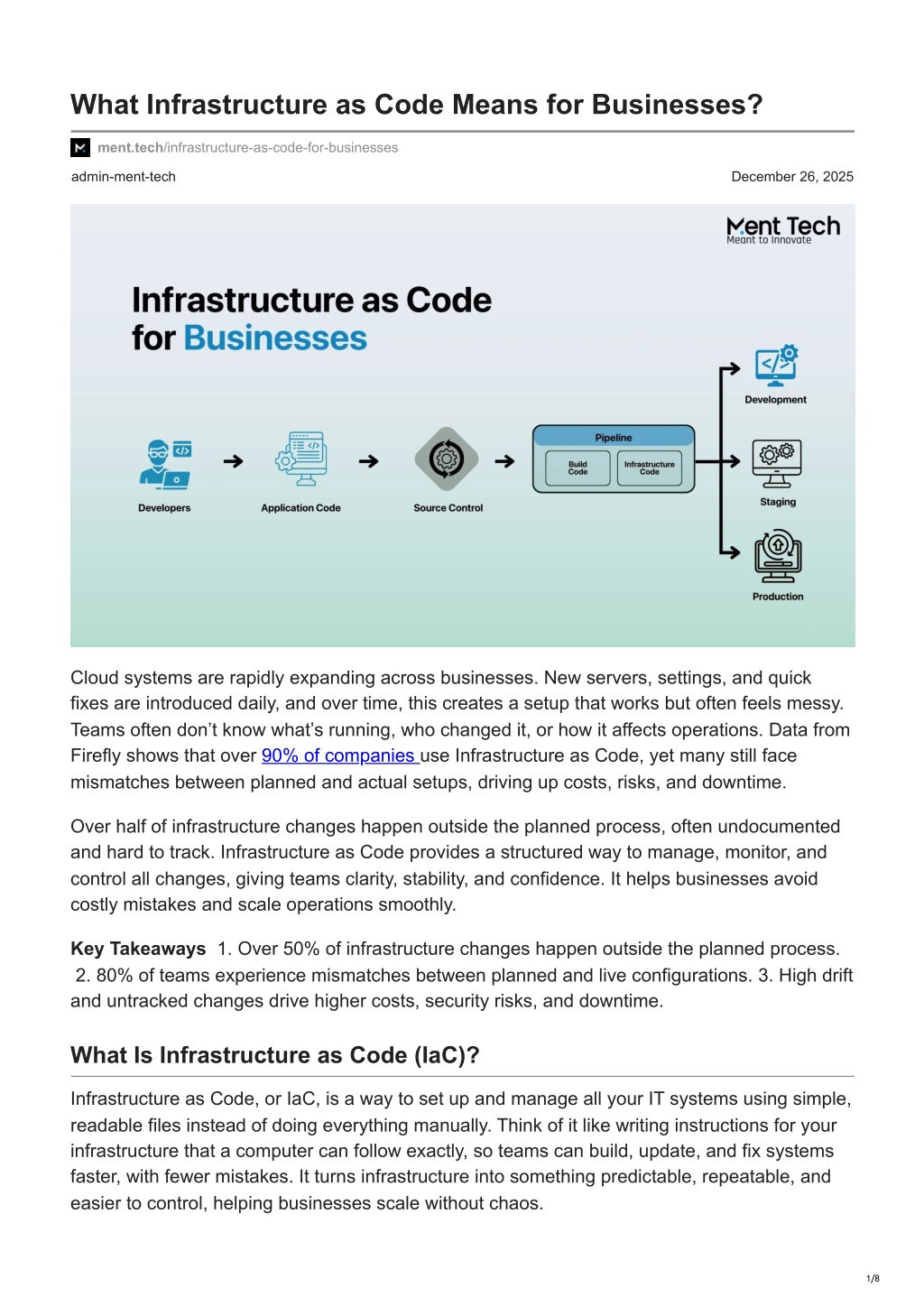 What Is Incode PPT - What Infrastructure as Code Means for Businesses? PowerPoint ...