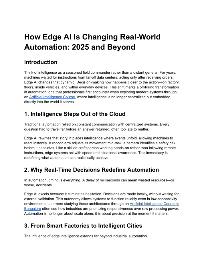 PPT - How Edge AI Is Changing Real-World Automation_ 2025 and Beyond ...