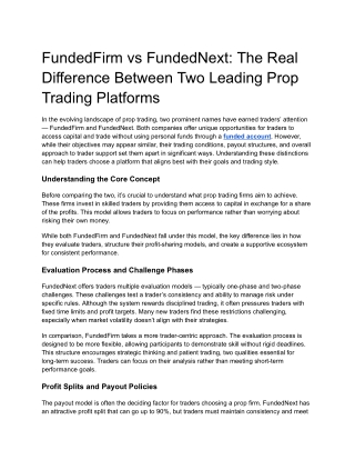 A Fresh Approach to Funded Accounts: FundedFirm vs Blueberry Funded