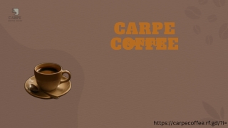 Carpe Coffee – Premium Coffee House in Kannur