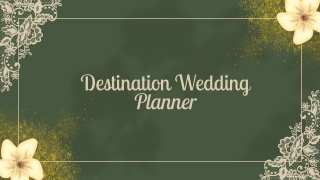 Curating Luxury Destination Weddings