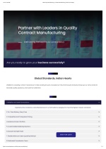 Third Party Manufacturing & Contract Manufacturing Company in India - slide 1