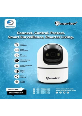 Stay Protected – Secuview 5MP Outdoor Wireless Surveillance Camera