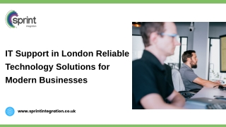 IT Support in London Reliable Technology Solutions for Modern Businesses