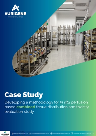 Developing a Methodology for In Situ Perfusion-Based Combined Tissue Distributio
