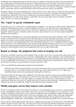 Fast Windshield Repair North Concord: Quick Turnaround, Mobile Team