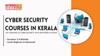 Cyber Security Courses in Kerala 2025
