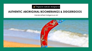 Authentic Aboriginal Boomerangs & Didgeridoos – Handcrafted Indigenous Art