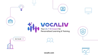Vocaliv. AI Voice Coach for Personalized Learning and Corporate Training