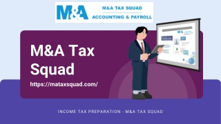 Business Tax Preparation - M&A Tax Squad