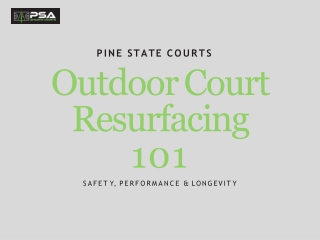 outdoor court resurfacing 101