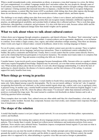 Cultural Context in Code: Building AI That Understands Nuance
