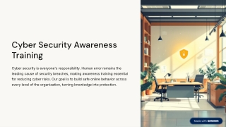 Cyber Security Awareness Training by PhishCare