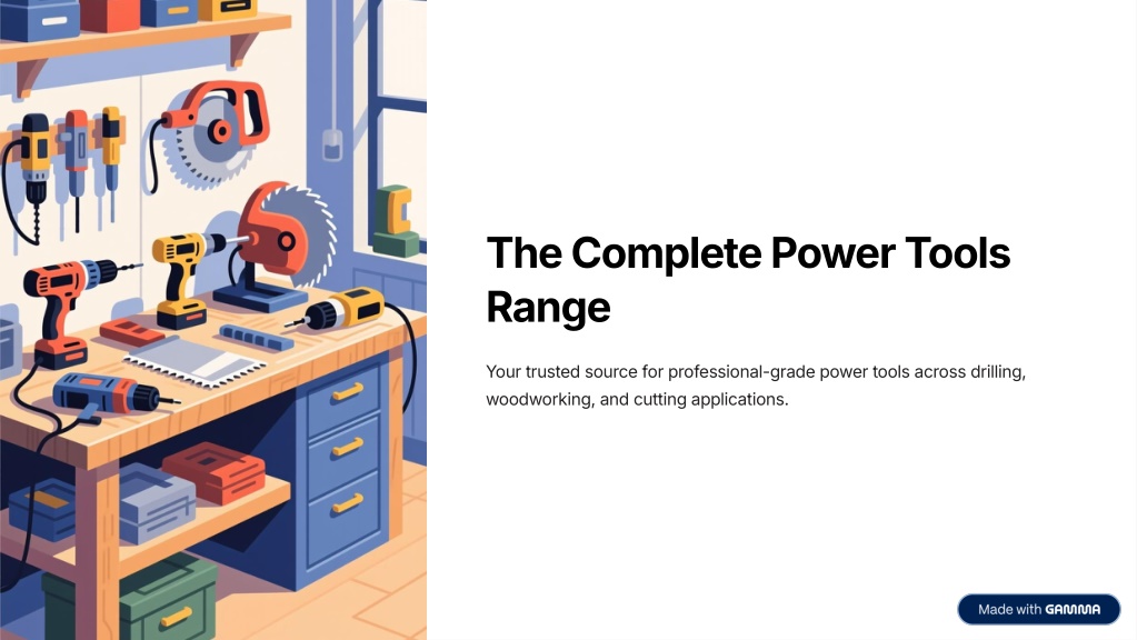 PPT - The-Complete-Power-Tools-Range PowerPoint Presentation, free ...