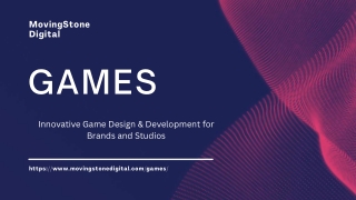 End-to-End Game Design & Development by MovingStone Digital