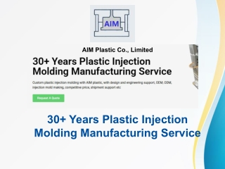 AIM Plastic Company: Excellence in Plastic Solutions & Manufacturing