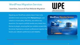 Professional WordPress Migration Services – Fast & Secure | WPExperts24x7
