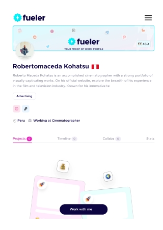 Roberto Maceda Kohatsu Cinematographer