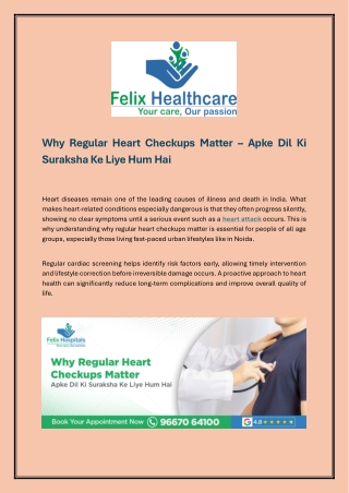 Why Regular Heart Checkups Matter