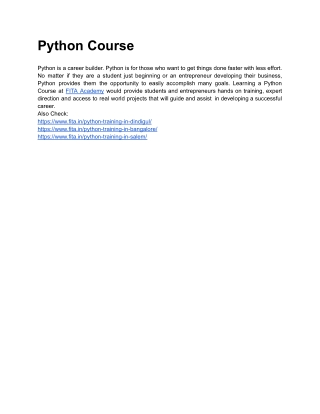 Python PDF Submission