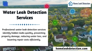 Water Leak Detection Services